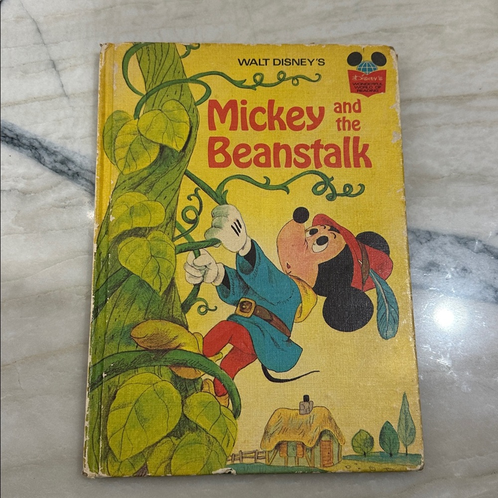 Vintage Mickey & the Beanstalk Disney's Wonderful World of Reading 1973